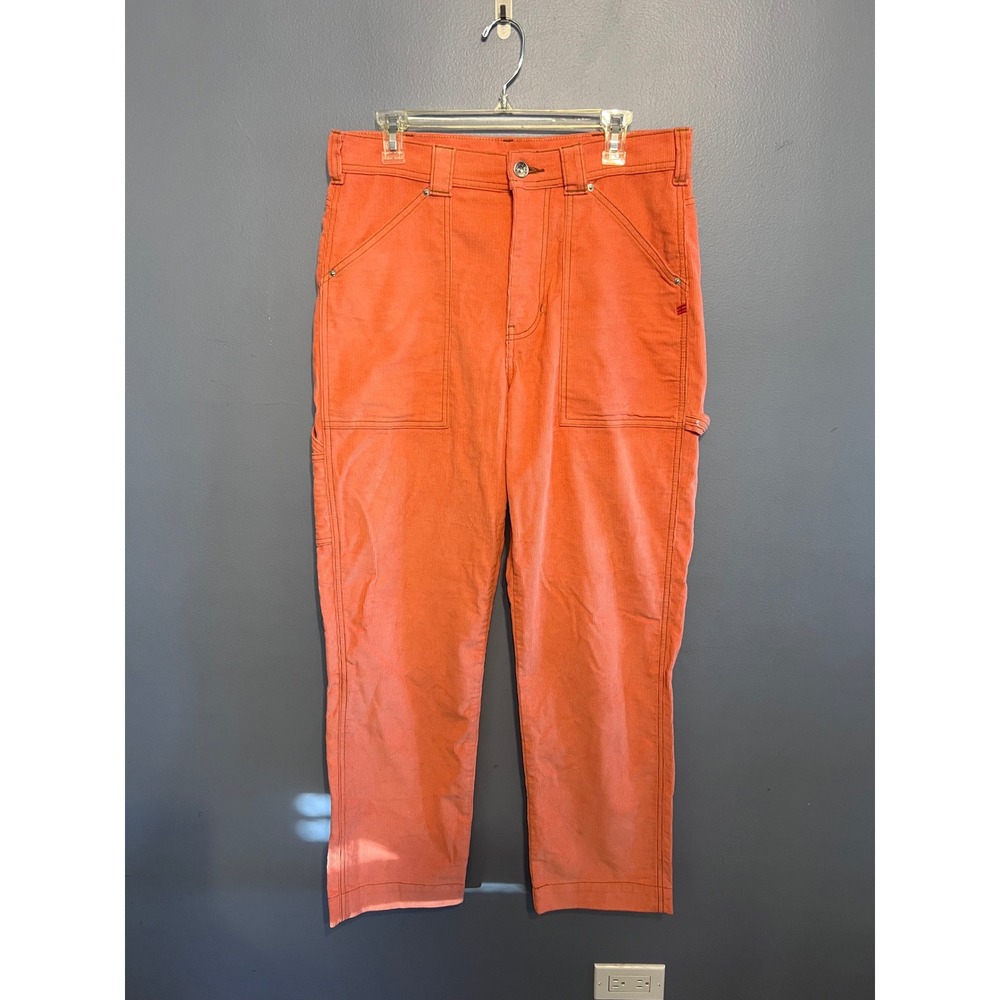 Urban Outfitters BDG Corduroy Carpenter Pants‎ Coral Size 32 Grunge 90s Style